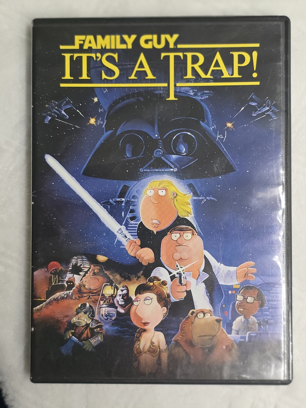 Family Guy: It's A Trap! DVD - Blue & Black Cover